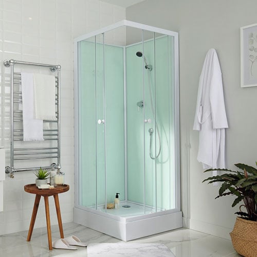 Acheter Pommeau de douche à grand panneau de 12,5 cm, ensemble de douche à  haute pression, douche à économie d'eau, 5 modes de douche réglables,  outils de salle de bain