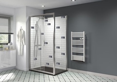 Roulettes de porte de douche, roues de porte de douche de 23 mm vers le  haut ou vers le bas, roulette porte coulissante douche pour porte de salle  de bain de cabine
