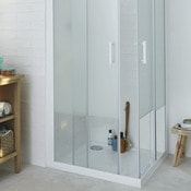 Roulettes de porte de douche, roues de porte de douche de 23 mm vers le  haut ou vers le bas, roulette porte coulissante douche pour porte de salle  de bain de cabine