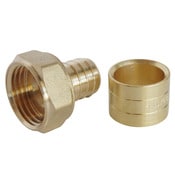 Offre PACK : 10 coudes applique a sertir plomberie diamètre diamètre 1/2  (15x21) pour tube PER