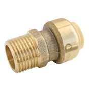 Raccord à clipser pour tube cuivre ou PER ou Multicouche Ø16 - mâle 15/21 (1/2") - Somatherm - Brico Dépôt