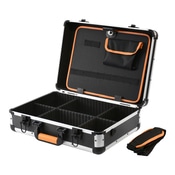 Boîte coffre de rangement caisse de outils boîte à outils boîte de remorque  caisse de transport atelier 61 x 43 x 45,5 cm aluminium02_0003202