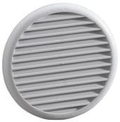 Grille de ventilation ronde à lamelles avec moustiquaire - Acier  inoxydable, diamètre 75 100 110 125 150 mm - Pour garage, cuisine, salle de  bain, Ø 100 mm : : Bricolage