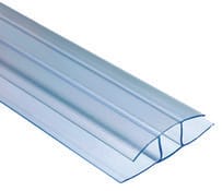 Plaque polycarbonate transparente 4 x 1m - Brico Dépôt