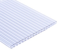 Plaque Polycarbonate Alvéolaire - Opale - 16 mm - 1,25 m - Longueur de 2 à  7 m