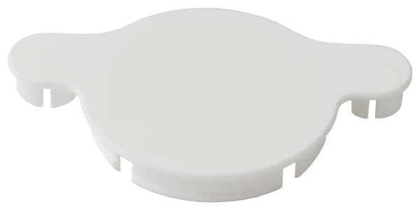 Cache-trou de charnière en plastique blanc ø35 mm, 4 pièces - Brico Dépôt