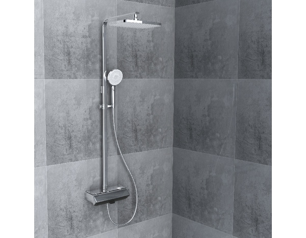 Colonne douche avec jets massants et affichage LED - Cooke and Lewis - Brico Dépôt
