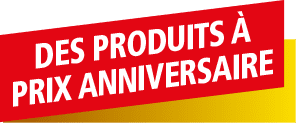 Des produits à prix anniversaire