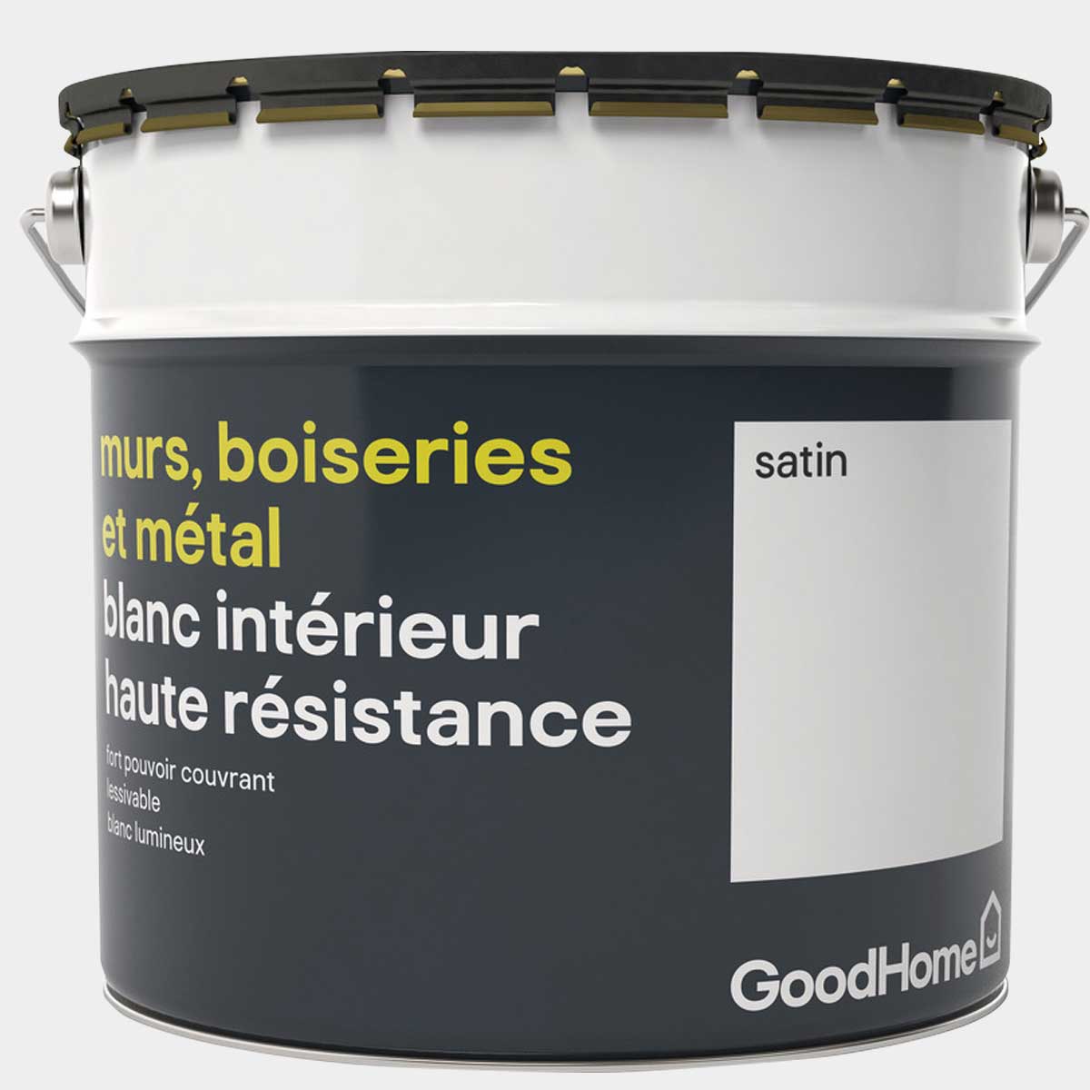 Peinture blanche haute résistance satin