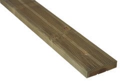 Lame de terrasse épicéa L. 2,4 m x l. 12 cm x Ép. 2,4 mm - Brico Dépôt