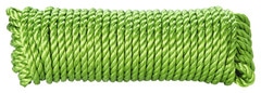 Corde torsadée PP - 25 m x 8 mm - Vert - Diall - Brico Dépôt