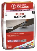 Mortier colle flex rapide - 25 kg - Mapei - Brico Dépôt