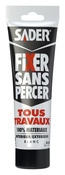 Colle glue pour fixer sans percer tous travaux blanc 100 g - Sader - Brico Dépôt