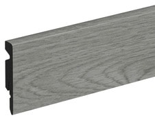 Plinthe PVC gris L. 220 x - H. 6 cm x Ép. 11 mm - GoodHome - Brico Dépôt