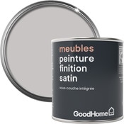 Peinture de rénovation meubles aspect satin blanc Plains 125 ml - GoodHome - Brico Dépôt