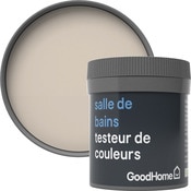 Testeur peinture salle de bains acrylique satin beige Santa Fe 50 ml - GoodHome - Brico Dépôt