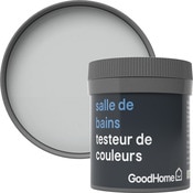 Testeur peinture salle de bains acrylique satin gris Hempstead 50 ml - GoodHome - Brico Dépôt