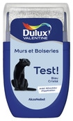 Testeur Peinture murs et boiseries intérieure acrylique Satin Bleu cristal 30 ml - Dulux Valentine - Brico Dépôt