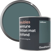 Peinture de rénovation meubles acrylique mat profond vert Milltown 0,5 L - GoodHome - Brico Dépôt