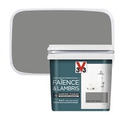 Peinture de rénovation faïence et lambris acrylique satin gris loft 0,75 L - V33 - Brico Dépôt