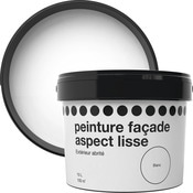 Peinture façade mate 10 L blanche - Brico Dépôt