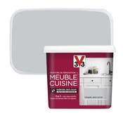 Peinture de rénovation meubles cuisine acrylique satin tendre gris 0,75 L - V33 - Brico Dépôt