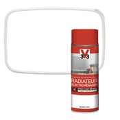 Aérosol de peinture de rénovation radiateur et électroménager acrylique mat blanc 400 ml - V33 - Brico Dépôt