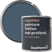 Peinture de rénovation meubles acrylique mat profond bleu Antibes 125 ml - GoodHome - Brico Dépôt