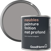 Peinture de rénovation meubles acrylique mat profond gris Long Island 125 ml - GoodHome - Brico Dépôt