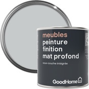 Peinture de rénovation meubles acrylique mat profond gris Delani 125 ml - GoodHome - Brico Dépôt