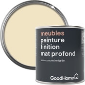 Peinture de rénovation meubles acrylique mat profond blanc cassé Toronto 125 ml - GoodHome - Brico Dépôt