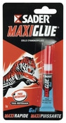 Colle maxi glue gel prise instantanée transparente 3 g - Sader - Brico Dépôt