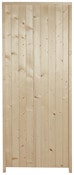 Porte de service en bois poussant gauche 200 x 80 cm - Brico Dépôt