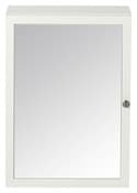 Armoire de salle de bain avec miroir "Perma" - blanc - L.50 x H.70 x P.15 cm - GoodHome - Brico Dépôt