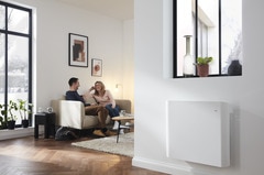 Radiateur électrique à inertie sèche Florya blanc 1500 W - GoodHome - Brico Dépôt