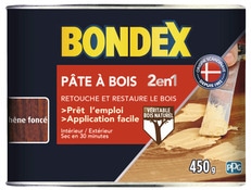 Pâte à bois ton chêne foncé 450 g - Bondex - Brico Dépôt