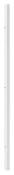 Finition d'angle "Garcinia" gris brillant - l.71,5 x h.2,05 cm - GoodHome - Brico Dépôt
