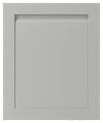 Façade 1 porte "Garcinia" gris ciment l.59,7 x h.71,5 cm - GoodHome - Brico Dépôt