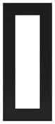 Façade 1 porte vitrée "Pasilla" noir l.29,7 x h.71,5 cm - GoodHome - Brico Dépôt