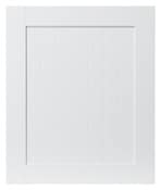 Façade 1 porte "Alpinia" blanc l.59,7 x h.71,5 cm - GoodHome - Brico Dépôt