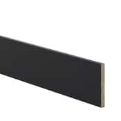 Plinthe "PASILLA/HELINE" noir mat - L. 2.4m x H. 15cm - GoodHome - Brico Dépôt
