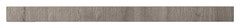 Bandeau four "Chia" chêne gris l.59,7 x h.5,8 cm - GoodHome - Brico Dépôt