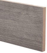 Plinthe "Basilie" chêne gris - L. 2.4m x H. 15cm - GoodHome - Brico Dépôt