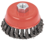 Brosse boisseau à fils torsadés pour meuleuse 100 mm - Universal - Brico Dépôt