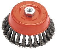 Brosse boisseau à fils torsadés pour meuleuse 150 mm - Universal - Brico Dépôt