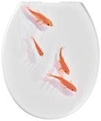 Abattant soft close "Genoa" - Poisson - GoodHome - Brico Dépôt