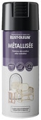 Aérosol métallisée 400ml noir intérieur & extérieur - Brico Dépôt