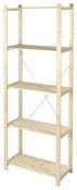 Étagère bois - H. 170 x L. 65 x P. 30 cm - Form - Brico Dépôt