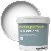 Sous-couche mur et plafond blanche 5 L - GoodHome - Brico Dépôt