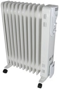 Radiateur bain d'huile blanc - 2 500 W - Brico Dépôt